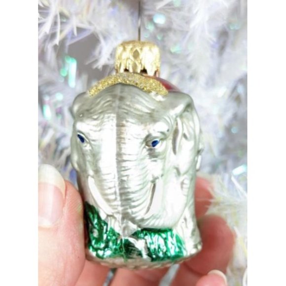 Vintage Retired Inge Glas Elephant Ornament - Picture 4 of 6